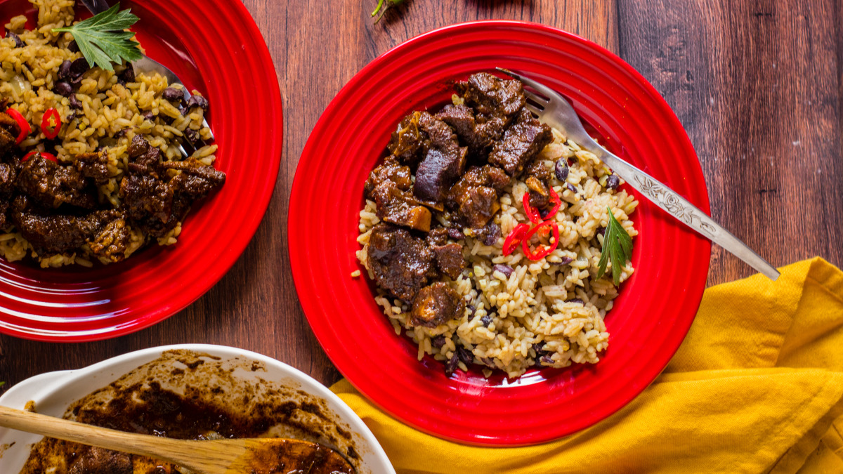 Cabrito (goat) and Red Gravy